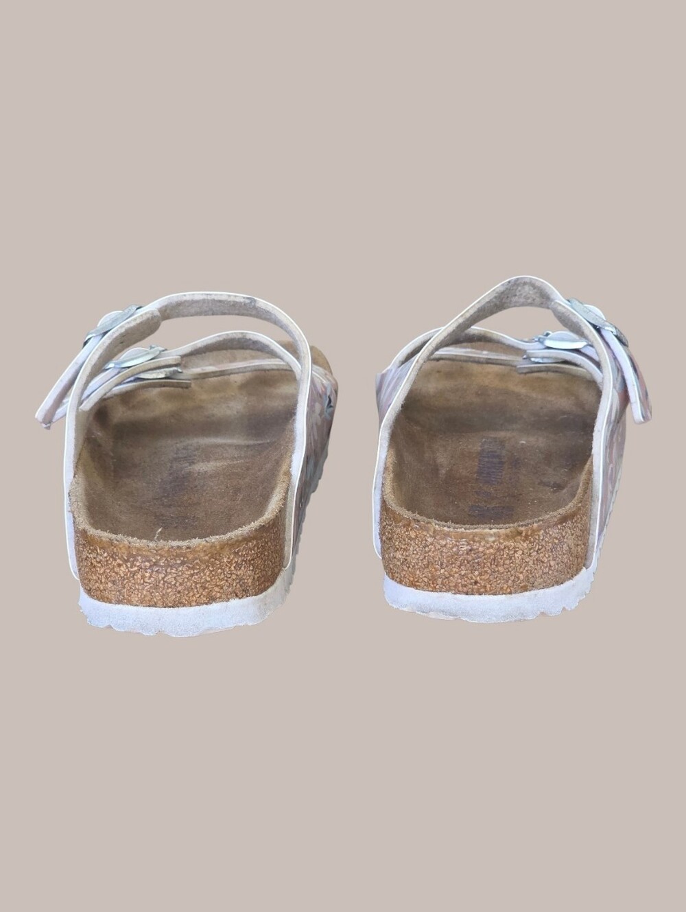 Floral Birkenstocks Germany Florida Fresh Crystal Rose Comfort Sandal 40 9 9.5 - Picture 6 of 10